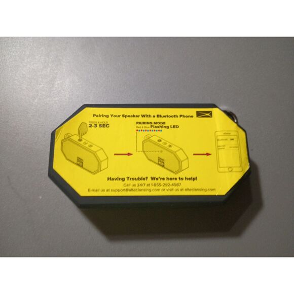 Altec Lansing Mini H2O Waterproof Bluetooth Indoor/Outdoor Portable Speaker - Picture 4 of 9